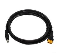 Cable adaptador para xt60 a DC5521 para central eléctrica Camping (TO | Alcance flexible de 1,5 m, ideal para camping, para viajes en caravana, configuraciones fuera de la red