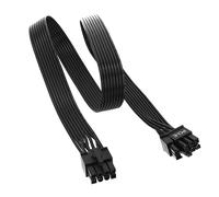 Cable adaptador PCI Express de 8 pines a 8 pines (6+2) para fuentes de alimentación Corsair y Thermaltake, alta corriente y 65 cm de longitud.