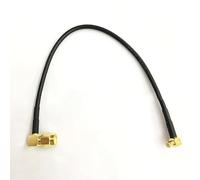 Cable adaptador R/A SMA macho a MCX macho enchufe ángulo recto cable coaxial RG174 50cm