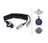 Cable Adaptador Remolque Von 15-polig Sobre 2x7-polig HELLA para U.a. Scania