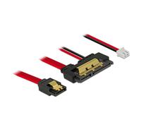 Cable Adaptador SATA Delock 85240 0,2 m Hembra/Hembra Negro