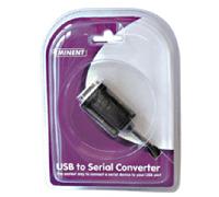 Ewent Cable convertidor USB a Serie EW1116 – Macho a Macho – 1,5 m Negro