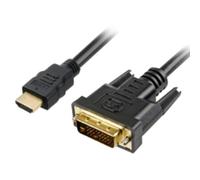 Cable adaptador Sharkoon HDMI/DVI-D 1 m negro