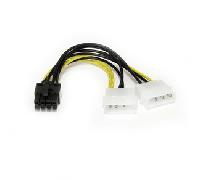 Cable - StarTech.com LP4PCIEX8ADP Cable 15cm Adaptador LP4 a PCI Express 8 Pin Tarjeta Grafica