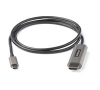 StarTech.com Cable 1m USB C a HDMI 4K de 60Hz con HDR10 - Adaptador de Vídeo USB Tipo C a HDMI 2.0b Ultra HD 4K - Convertidor USBC a HDMI HDR para Monitor o Pantalla - Modo Alternativo DP 1.4 HBR3