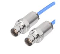 Cable adaptador Triax BNC tres Coaxial 1553B Jumper TRX316 doble cabeza macho tres tarjetas BNC TRB línea de Cable de prueba(0.3M,TRBF-TRBF)