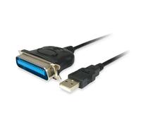 Cable Adaptador USB 2.0 a Paralelo EQUIP 1,5 m Negro