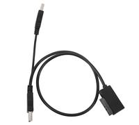 Cable adaptador USB 2,0 a SATA de 480Mbps compatible con Cable USB 2,0 a SATA de intercambio en caliente para unidad de CD DVD ROM de ordenador portátil