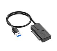 Cable adaptador USB 3.0 a SATA, compatible con HDD.