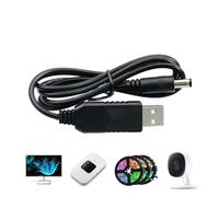 Cable Adaptador USB a 12 V, CC V,Cable de Refuerzo - Módulos Router Step-Up Converter 5V 12V para lámpara Escritorio inalámbrica