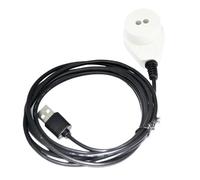 Cable Adaptador USB a Interfaz óptica CP2102 con Chip IR for Infrarrojos cercanos y magnético for Lectura de Datos de medidores de Electricidad, Gas y Agua.(1.5m)