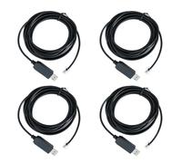 Cable adaptador USB a RJ11 RJ12 6P4C de control en serie EQMOD, 1,8 m