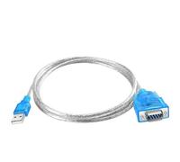 Cable Adaptador USB a Serie RS232, Convertidor USB a DB9 Macho 9 Pines, Plug & Play Compatible con Windows 11/10/8/7 y Linux, Transmisión Estable para Módem, Escáner de Códigos, GPS, PLC (180 cm)