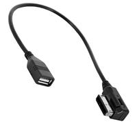 Cable Adaptador USB AMI MDI para Audi A1 A3 A4 A5 A6 A8 Q5 Q7 VW para Golf Passat Tiguan Interfaz Música Sistema Conexión MMI Conectar y Usar Sonido HD Compatible para Memoria USB y Disco Duro