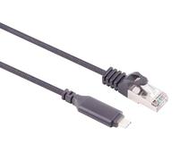 Cable adaptador USB-C a LAN, 3 metros, 1 unidad, 1 Gbit, transferencia de datos USB C 3,1 a RJ45 Ethernet Cat6, cable compacto con smartphone, ordenador portátil, MacBook, 3 metros