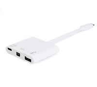 Conversor USB Tipo C Macho -Mini DisPlayPort Hembra/USB A Hembra/ USB Tipo C Hembra - EQUIP