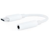 Cable Adaptador USB C Macho - Jack Hembra 3.5mm (Blanco) - NANOCABLE