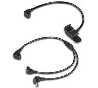 Cable adaptador USB dividido y clip de carga de la serie PRO para Garmin reemplaza a 010-11890-10, 010-11828-01 (paquete de 2)