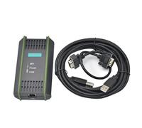 Cable adaptador USB for PC 6ES7972-0CB20-0XA0 for estación multimaestro S7-200/300/400 RS485 Profibus MPI/PPI/DP de 9 pines
