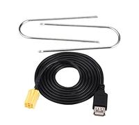 Cable adaptador USB Mini ISO de 6 pines Transferencia de datos de alta velocidad Sin pérdida de sonido Cable largo y duradero con herramientas de extracción para 159 Grande