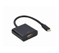 CABLE ADAPTADOR USB TIPO-C A HDMI 4K 30HZ 15 CM NEGRO