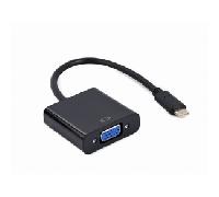 CABLE ADAPTADOR USB TIPO C A VGA 15 CM NEGRO