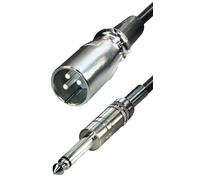 Cable adaptador xlr (clavija mono de canon) a conector 6,3 mm