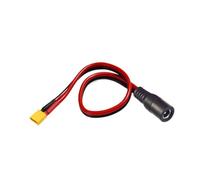 Cable adaptador XT30 macho a CC 5,5 x 2,1 mm hembra para sistemas FPV y accesorios, cable de alimentación para gafas FPV