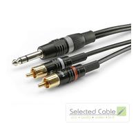 Cable Adaptador Y De 6M 6,3Mm De Jack A RCA Sommer Cable Basic+ HICON