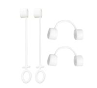 Cable Adapter Keeper - Juego de 4 correas de silicona antipérdida, organizador flexible y duradero, diseño compacto, mochila de coche, llavero, almacenamiento, accesorio de viaje