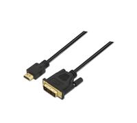 AISENS - A117-0090 adaptador de cable de vídeo 1,8 m HDMI tipo A (Estándar) DVI 18+1 Negro