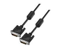 AISENS A117-0089 - Cable DVI 24+1 con ferrita (1.8 m, soporta resoluciones de 2560 x 1600) Color Negro
