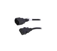 Cable AK-PC-11A 3x0,75mm2 IEC C13 hembra,IEC C14 macho PVC 5m AKYGA