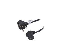 Cable AK-PC-12A 3x0,5mm2 PVC 3 metros negro 10A 250V cable: CCA AKYGA