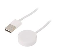 Cable AK-SW-15: para la carga del reloj inteligente 1m 1A blanco AKYGA