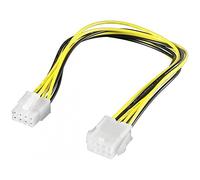 Wentronic Goobay CAK S-12 PCI Express EPS 8-Pin Power - Cable (0,28 m, Amarillo)