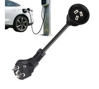Cable Alargador Cargador EV Cable Adaptador Resistente Enchufe 10A A | Cable Extensión Cargador EV Para Furgoneta Remolque Camping Coche Hogar Exterior Garaje Marina y Vehículos Eléct