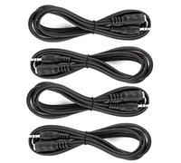 Cable Alargador de audio estéreo Jack 3.5 Macho/hembra 3 MT para Smartphone, Tablet, MP3, PC, auriculares, Altavoces (4 unidades)