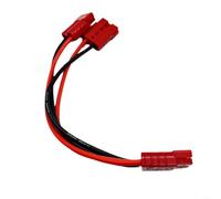 Cable alargador de cobre estañado 50 A para vehículo eléctrico, conexión de batería, sistema solar, fuente de alimentación de 4 mm², sección transversal 30/50/100 cm (100 cm)