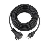 Cable alargador de goma negro (25 metros)
