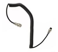Cable alargador de micrófono de 8 pines a hembra para Kenwood MC-60 MC-90 para YAESU MD-100 MD-200 para ICOM SM-50 radio amateur estación base negro