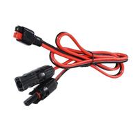 Cable alargador de panel solar, 10 AWG para conector solar fotovoltaico, cable de extensión para sistemas de energía exterior