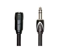 Cable alargador de Roland, TRS de 1/4 de pulgada, macho y hembra, 7,5 m de longitud - RHC-25-1414