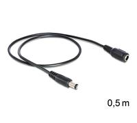 Cable alargador DeLOCK 83290 Negro 0,5 m