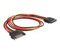 Delock Voltage Circulate - Cable alargador (15 pines, SATA Power (M), 15 pines, 50 cm)