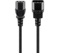 Cable alargador Goobay 2 m IEC C14 a IEC C13 negro