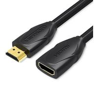 Cable alargador hdmi vention vaa-b06-b300/ hdmi macho - hdmi hembra/ 3m/ negro