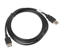 Cable alargador lanberg usb 2.0 macho hembra 1.8m negro