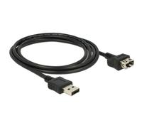 Cable alargador USB 2.0 DeLOCK 2 m Negro