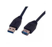Equip 128399 Cable de extensión USB 3.0, A/M a A/F, 3,0 m, 5 Gbps, negro